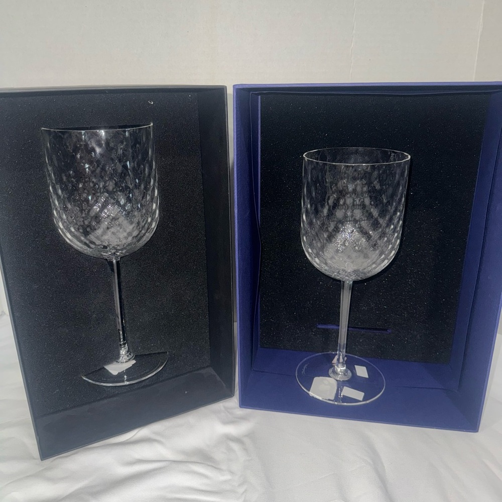 Dolce & Gabbana Elegant Crystal Wine Glass Set